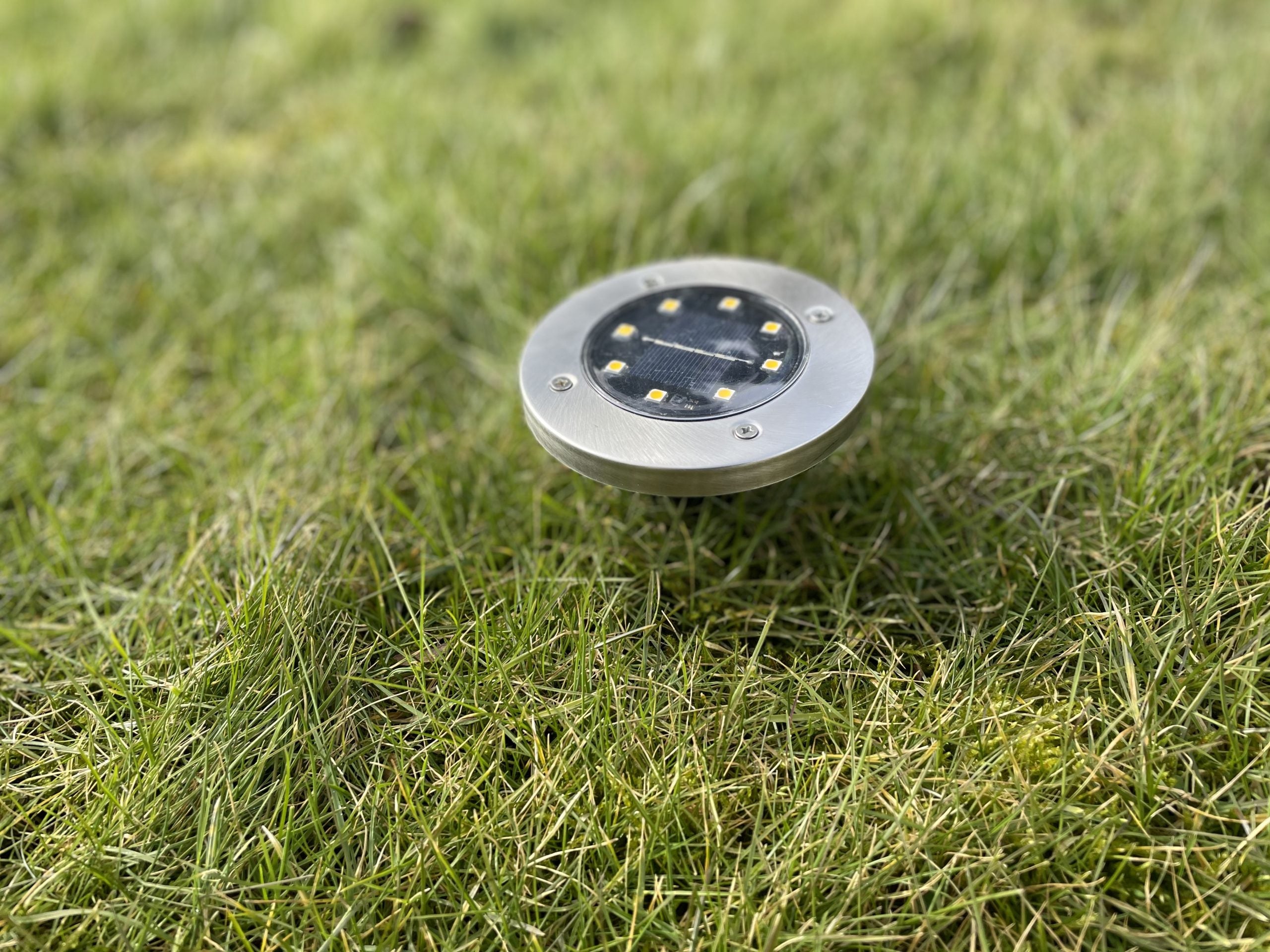 Silver Led Sofia LED solar cell on spear 13 cm silver – LED-nordic.com